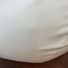 レザービーズクッション 170リットル アイボリーの画像