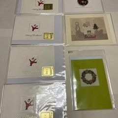クリスマスカード　7点セット