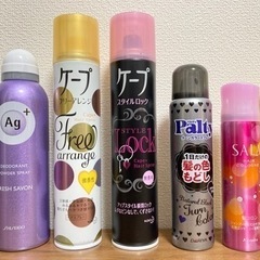 ［お譲り先決定］無料でお譲り！スタイリング剤、ヘアケア等６本セット！の画像