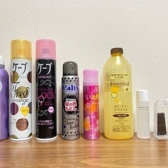 ［お譲り先決定］無料でお譲り！スタイリング剤、ヘアケア等６本セット！の画像
