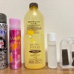 ［お譲り先決定］無料でお譲り！スタイリング剤、ヘアケア等６本セット！の画像