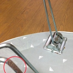 アイロン台　スタンド付き【山崎実業】の画像