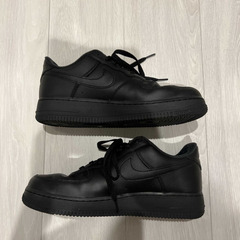 【ほぼ未使用】Supreme × Nike Air Force 1 Low "Black"の画像
