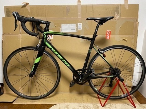 MERIDA RIDE 200 ロードバイク ブラック/グリーン メリダ -MERIDA