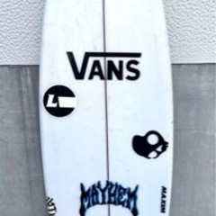 MAYHEM!LOST"サーフボード（プロサーファー湯川正人使用）の画像