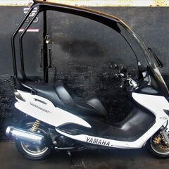 希少YAMAHA マジェスティ125FI ルーフ（屋根）付 ホワ...