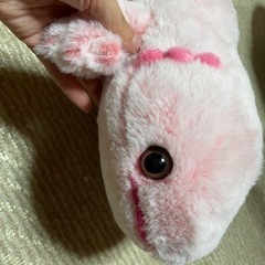ウーパールーパーぬいぐるみ タグ付き