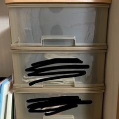 無料で差し上げます　3段ボックス