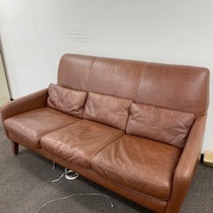 unico本革ハイバックソファ