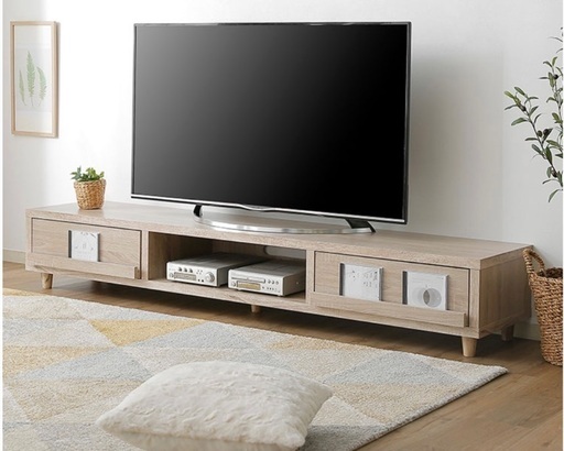 テレビ台　180cm ローボード　木製　収納付き