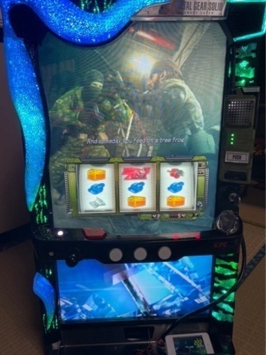 メタルギアソリッド　パチスロ実機　スネークイーター　データカウンター付き