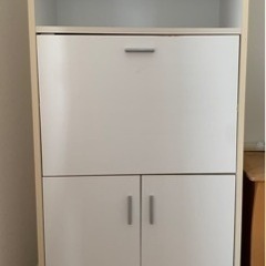 折りたたみテーブル付き本棚　引き取りOKの方