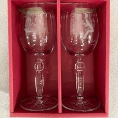 【値下げしました】レイモンペイネ　ペアワイングラス　
