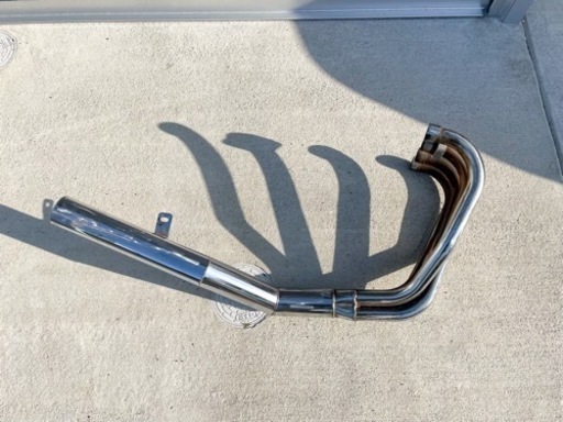 ゼファー400 ゼファーχ メッキショート管