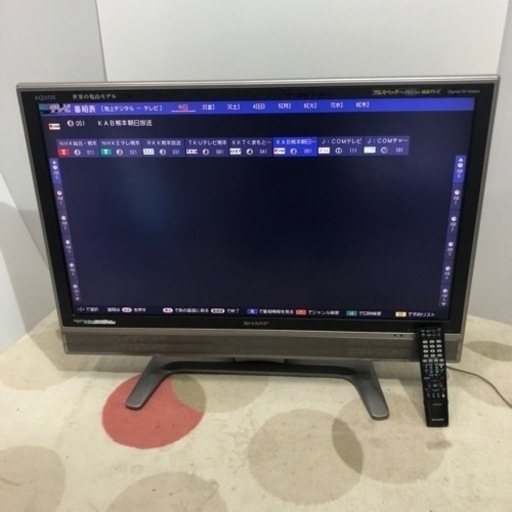 テレビ シャープ 37型 2008年製 プラス3000円〜配送可能! ☆その他多数出品中！