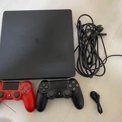【PS4 ブラック500G】2Pコン　HDMI付き