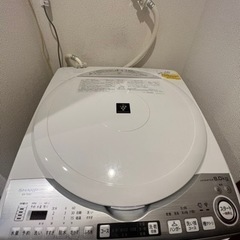 【値下げしました】SHARP ES-TX8D 2020年製 洗濯機 (乾燥機付)