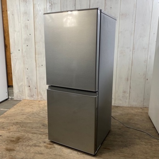 【5/13終】AQUA ノンフロン冷凍冷蔵庫 AQR-13J 2020年製 2ドア 126L シルバー 冷蔵庫 アクア 菊倉NS