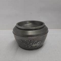 茶器  錫製 間村自造四君子  湯こぼし