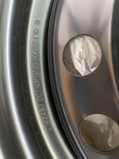 現行ラパン　新品スチールホイール　キャップ4本セット