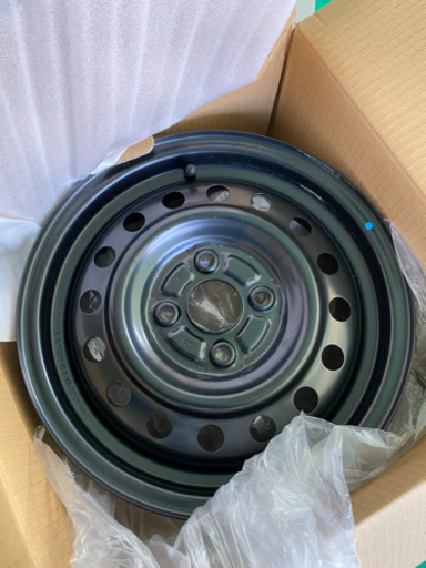 現行ラパン　新品スチールホイール　キャップ4本セット