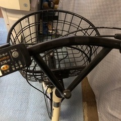電動自転車パナソニック22インチ、アイボリー色