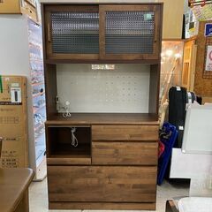 【愛品館 江戸川店】隈木工所 キッチンボード 食器棚 ID:151-007448-007