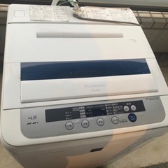 パナソニック　の　洗濯機　