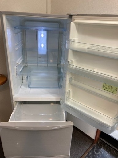 【中古品】東芝 冷蔵庫 GR-E38N(SS) 3ドア シルバー  375L