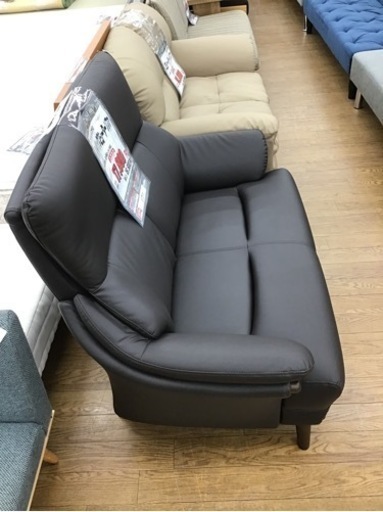 KE-36【ご来店頂ける方限定】ニトリ　Nシールド　コウテイ3 2シーターソファ　ブラウン