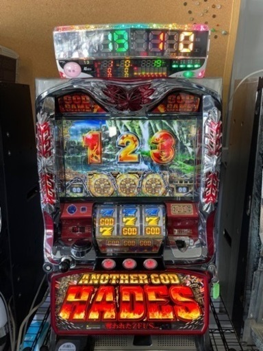 ミリオンゴッド　ハーデス　実機　パチスロ　不要機　データカウンター付き