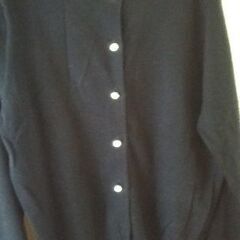 ROPE☆ダイヤボタン☆黒ニットカーディガン