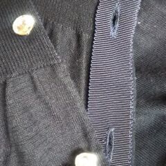 ROPE☆ダイヤボタン☆黒ニットカーディガンの画像