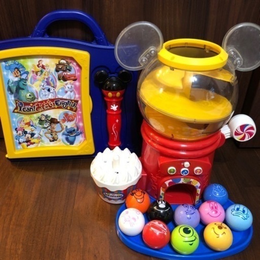 [交渉歓迎！]ディズニー　おもちゃ　スロット　おしゃべりEnglish セット販売