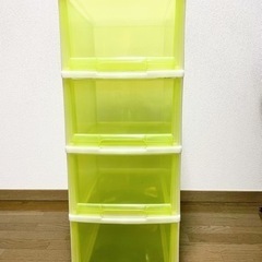 クリアケース 深型4段 差し上げます
