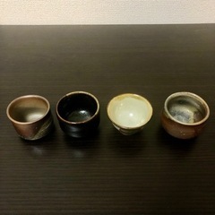 （5/15まで）お猪口・ぐい飲み　4つセット【無料、差し上げます】