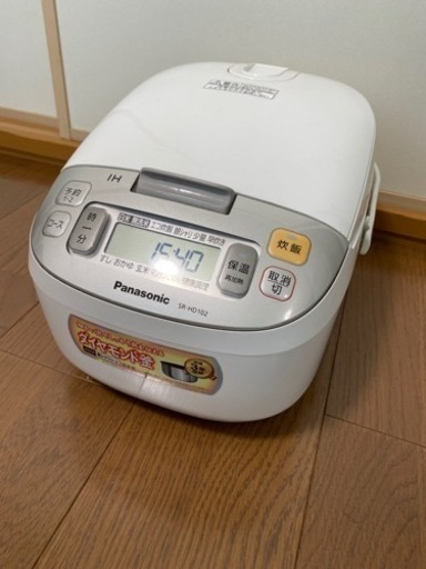 Panasonic パナソニック　炊飯器　SR-HD 102 2012年製
