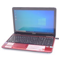 中古良品 新品高速SSD 15インチ 赤色 ノートパソコン 東芝 T350/46BR Core i5 4GB DVDマルチ 無線 Wi-Fi Windows10 Office 即使用可