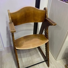 受付終了　カトージ　KATOJI  プレミアムベビーチェア　無料の画像