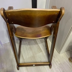 受付終了　カトージ　KATOJI  プレミアムベビーチェア　無料の画像