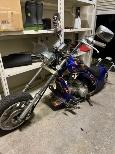 アメリカン　キットバイク　ジャンク　書類あり　原付