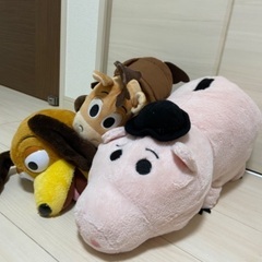 トイストーリー ぬいぐるみ ハム スリンキー ブルズアイの画像
