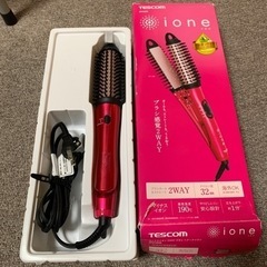 ヘアアイロンー2WAY ブラシカールとストレートの画像