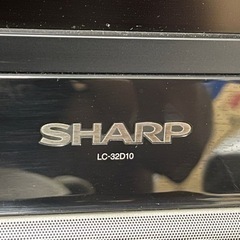 SHARP AQUOS 32型　2008年　アクオスの画像