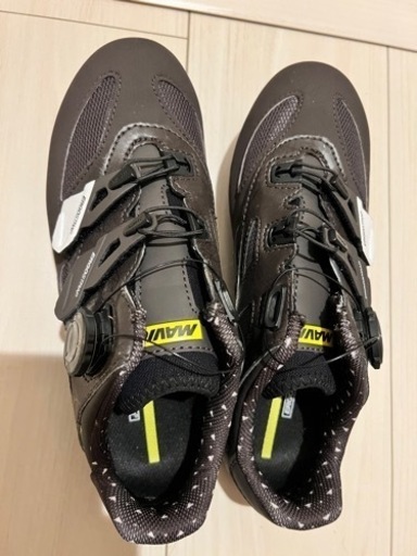 【別売り可】サイクルシューズ23.5cm・ペダルセット