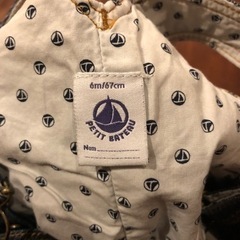 プチバトー ジャンパースカート６Mの画像