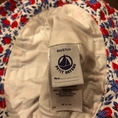 ☆他サイト売れました☆プチバトー帽子 ６Mの画像