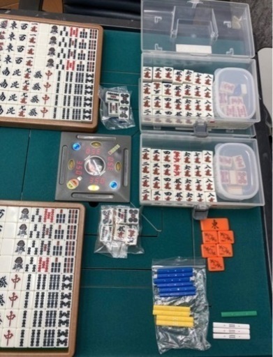 全自動麻雀卓 アモスヴィエラ　極美品　麻雀牌、チップセット