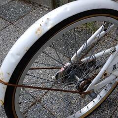 白子供用自転車!取引早い方優先です。の画像