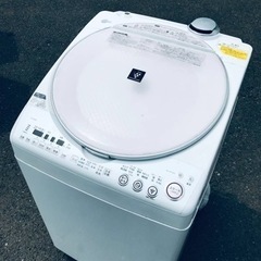 ②ET33番⭐️8.0kg⭐️SHARP電気洗濯乾燥機⭐️